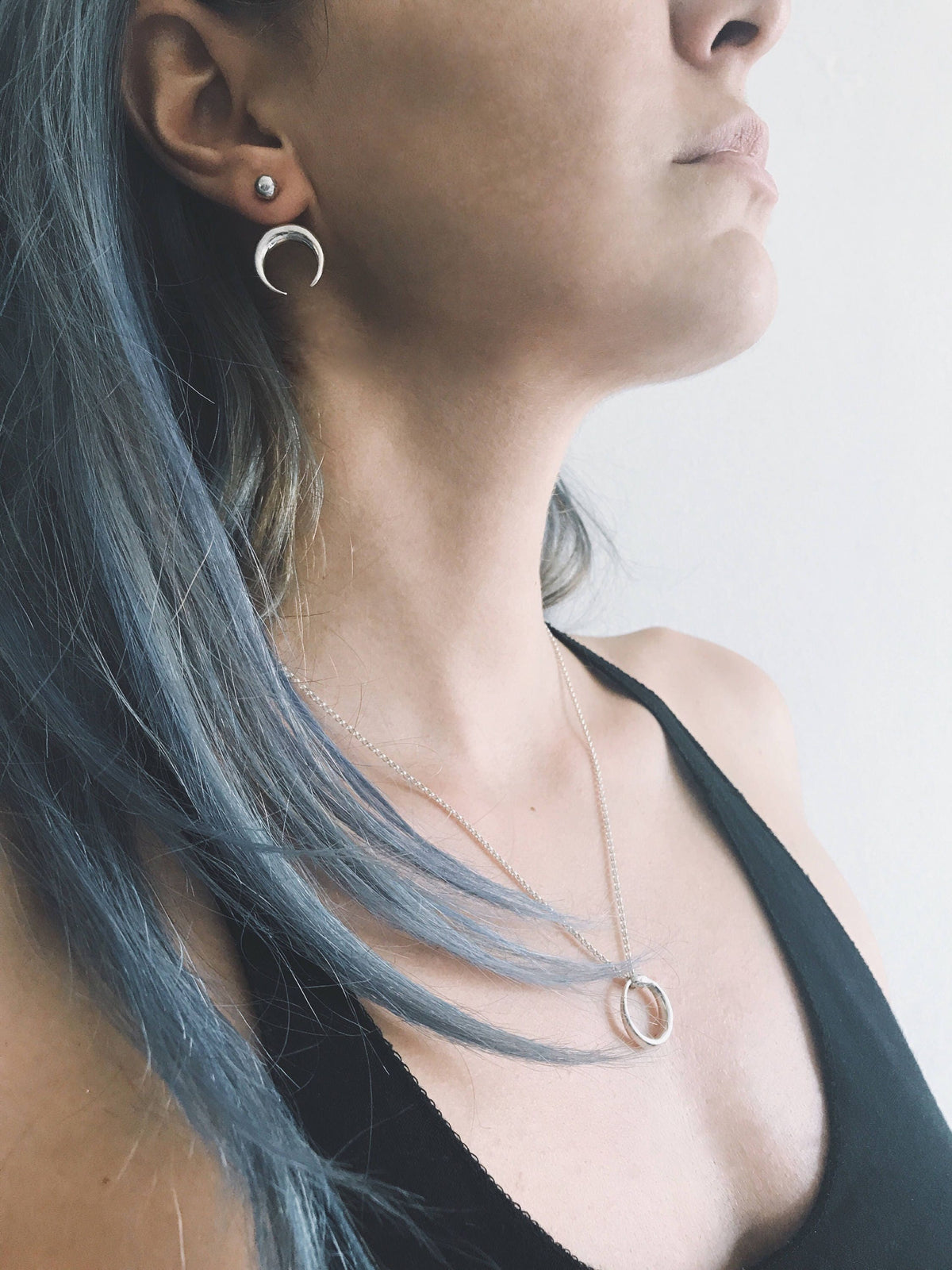 Sterling Silver 925 celestial earrings - KathyRossJewelry