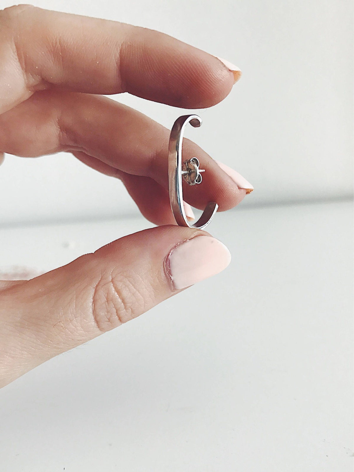 Sterling silver 925 minimalist studs earrings - KathyRossJewelry