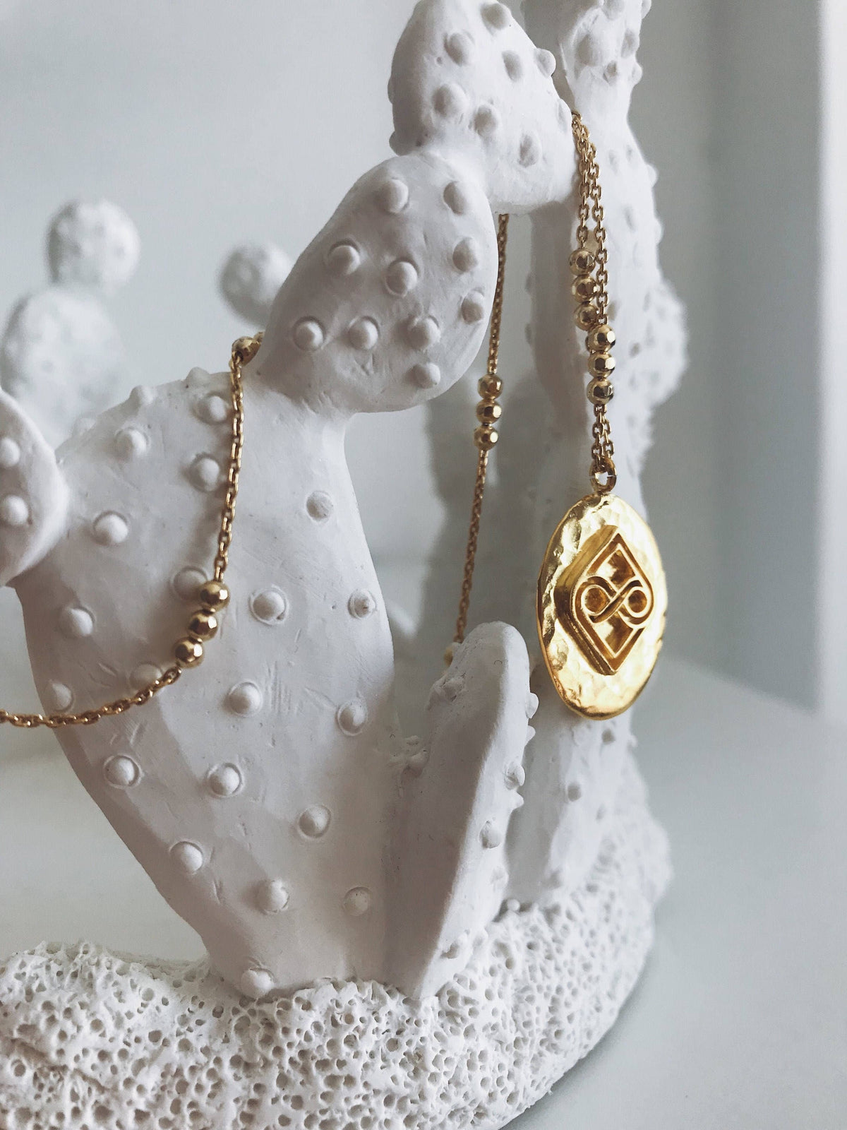 18k Gold Filled Sterling Silver charm Necklace - KathyRossJewelry