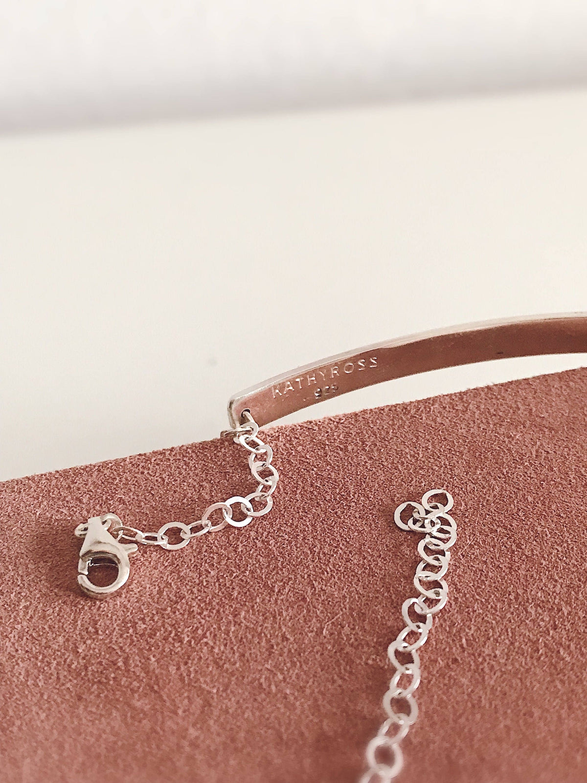 Sterling Silver 925 choker: Minimalist collar Necklace - KathyRossJewelry