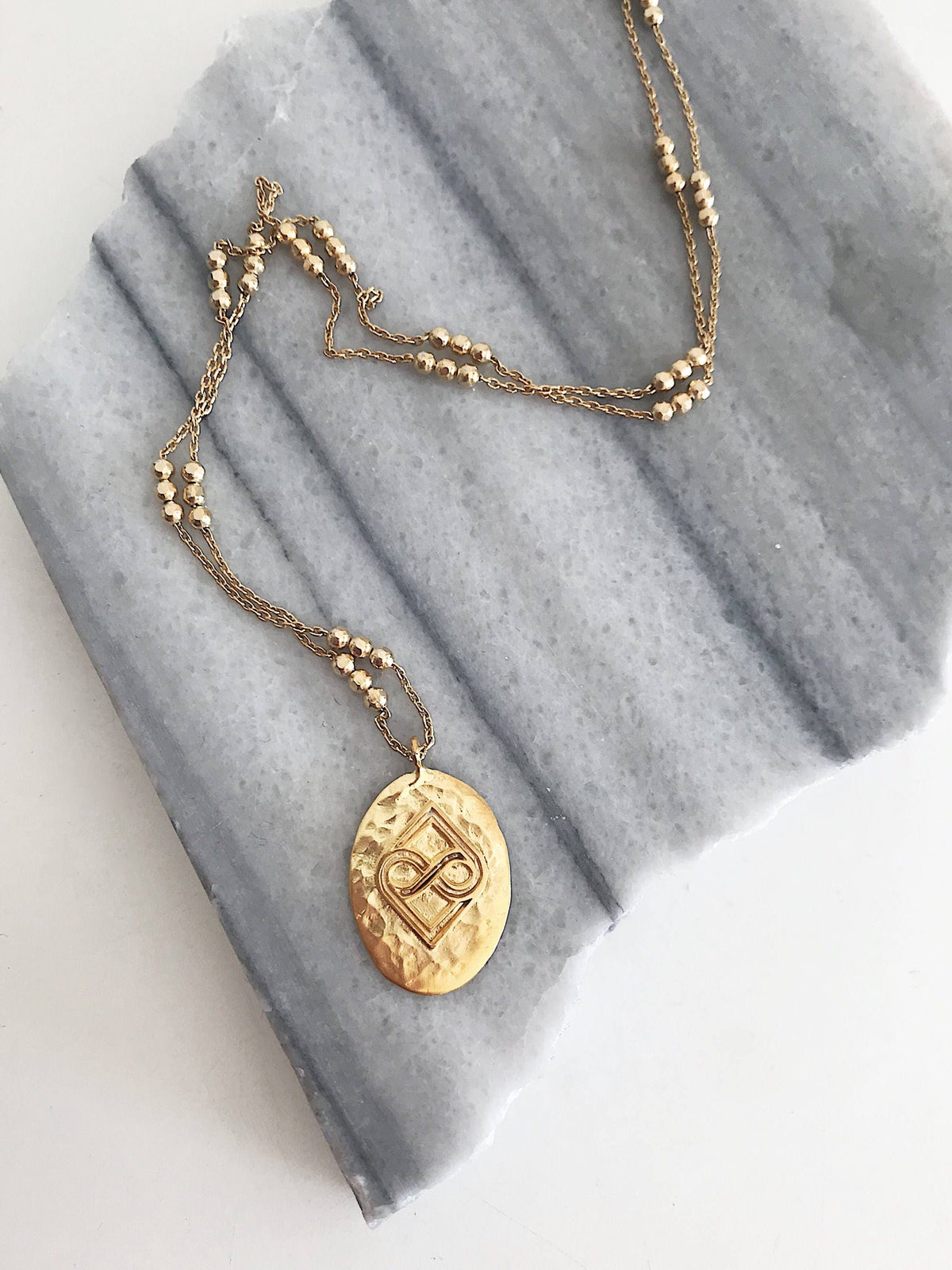 18k Gold Filled Sterling Silver charm Necklace - KathyRossJewelry