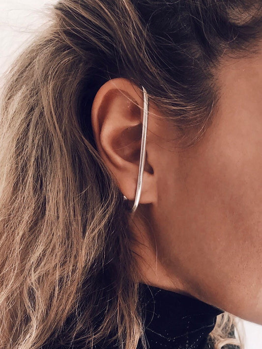 Sterling silver 925 bar earring - KathyRossJewelry