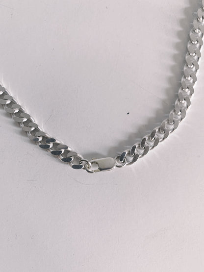 Bold Cuban solid silver 925 chain necklace - KathyRossJewelry