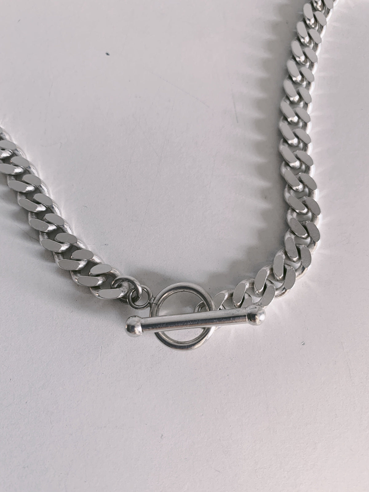 Bold Cuban solid silver 925 chain necklace - KathyRossJewelry