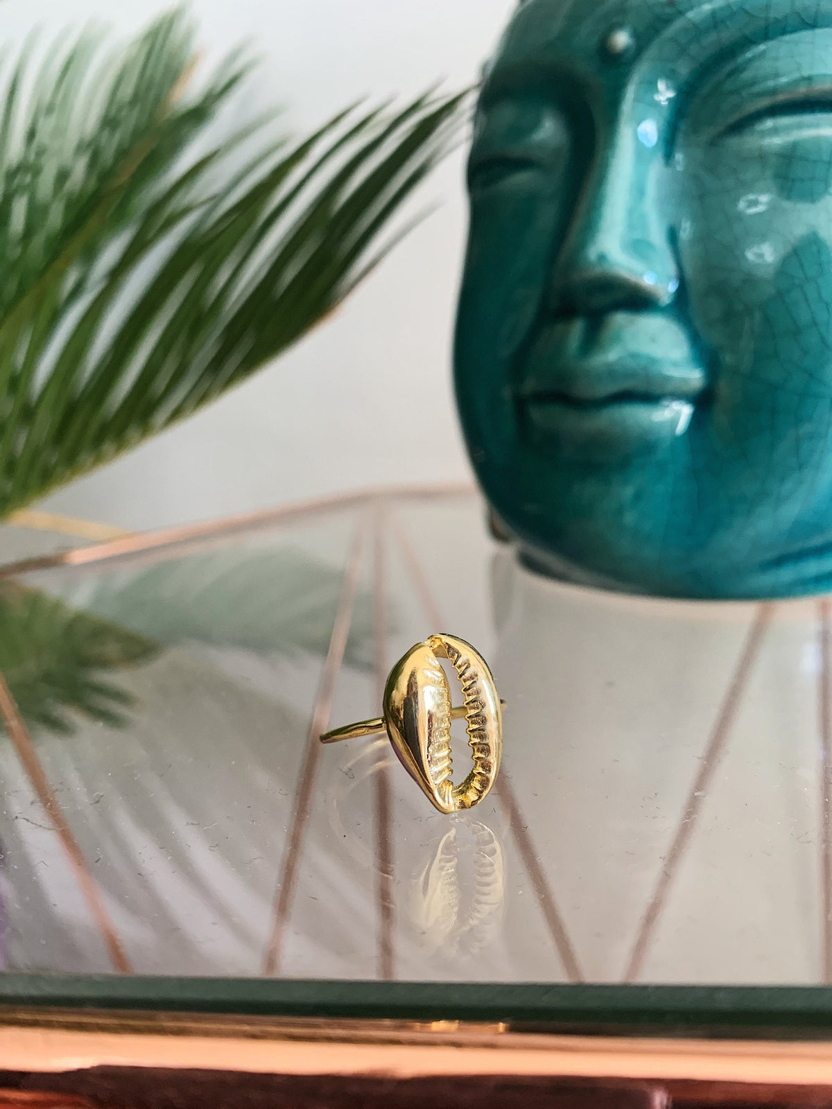 Silver 925 puka shell ring - KathyRossJewelry