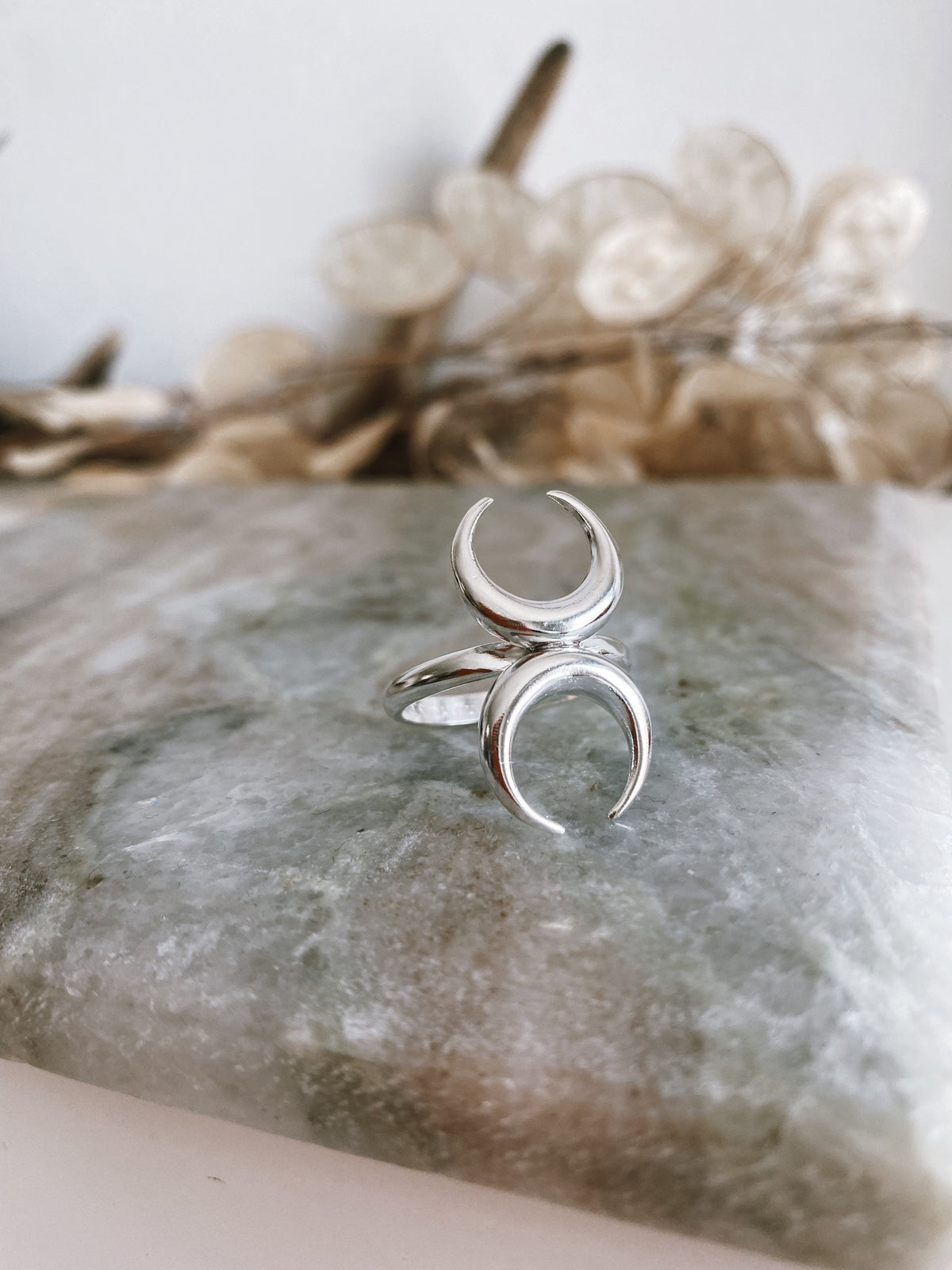 Sterling Silver 925 celestial ring - KathyRossJewelry