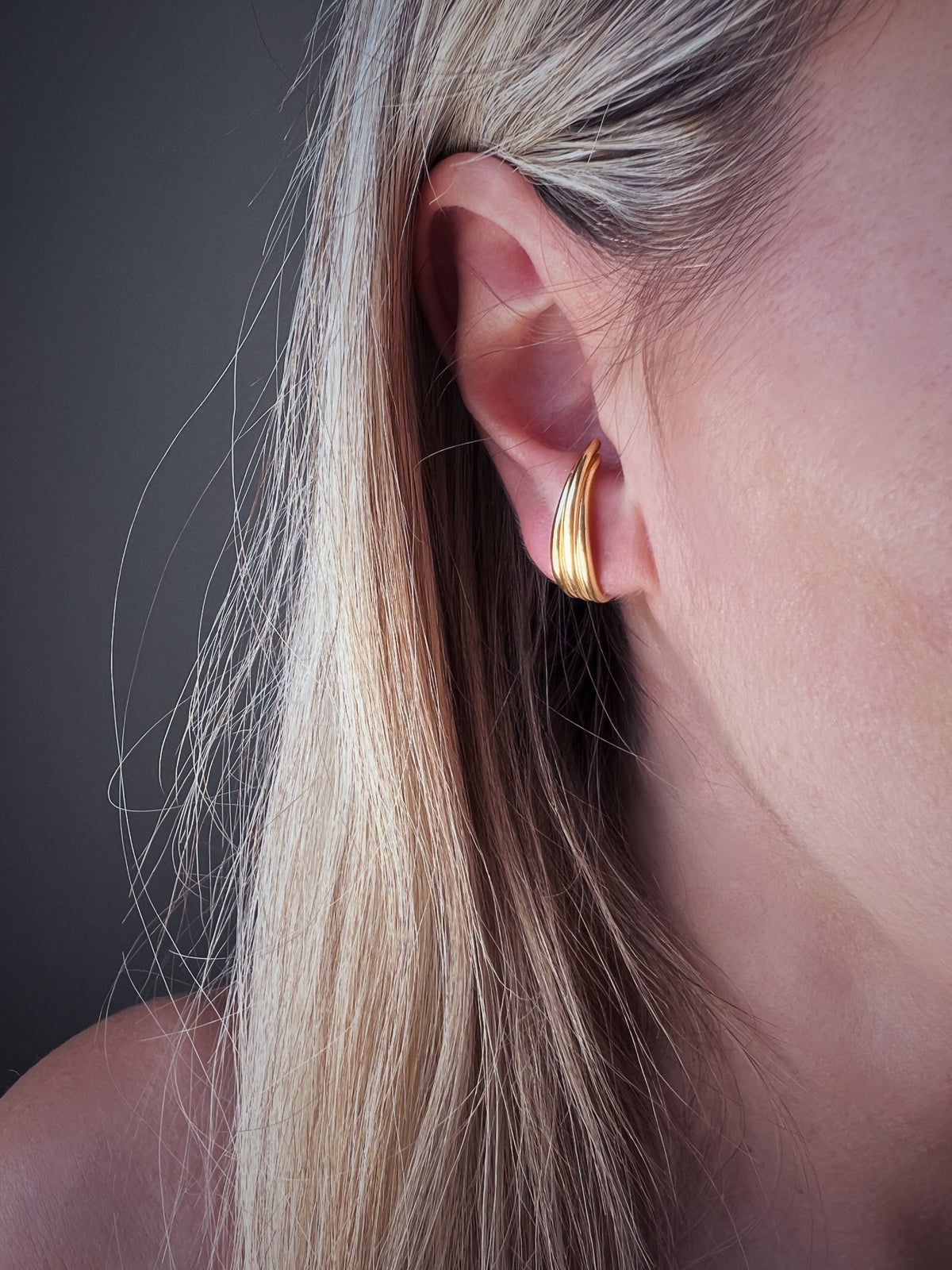 Sterling silver and gold filled minimalist studs earrings - KathyRossJewelry