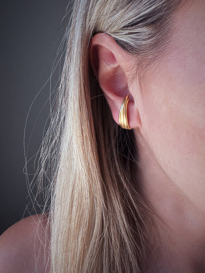 Sterling silver and gold filled minimalist studs earrings - KathyRossJewelry
