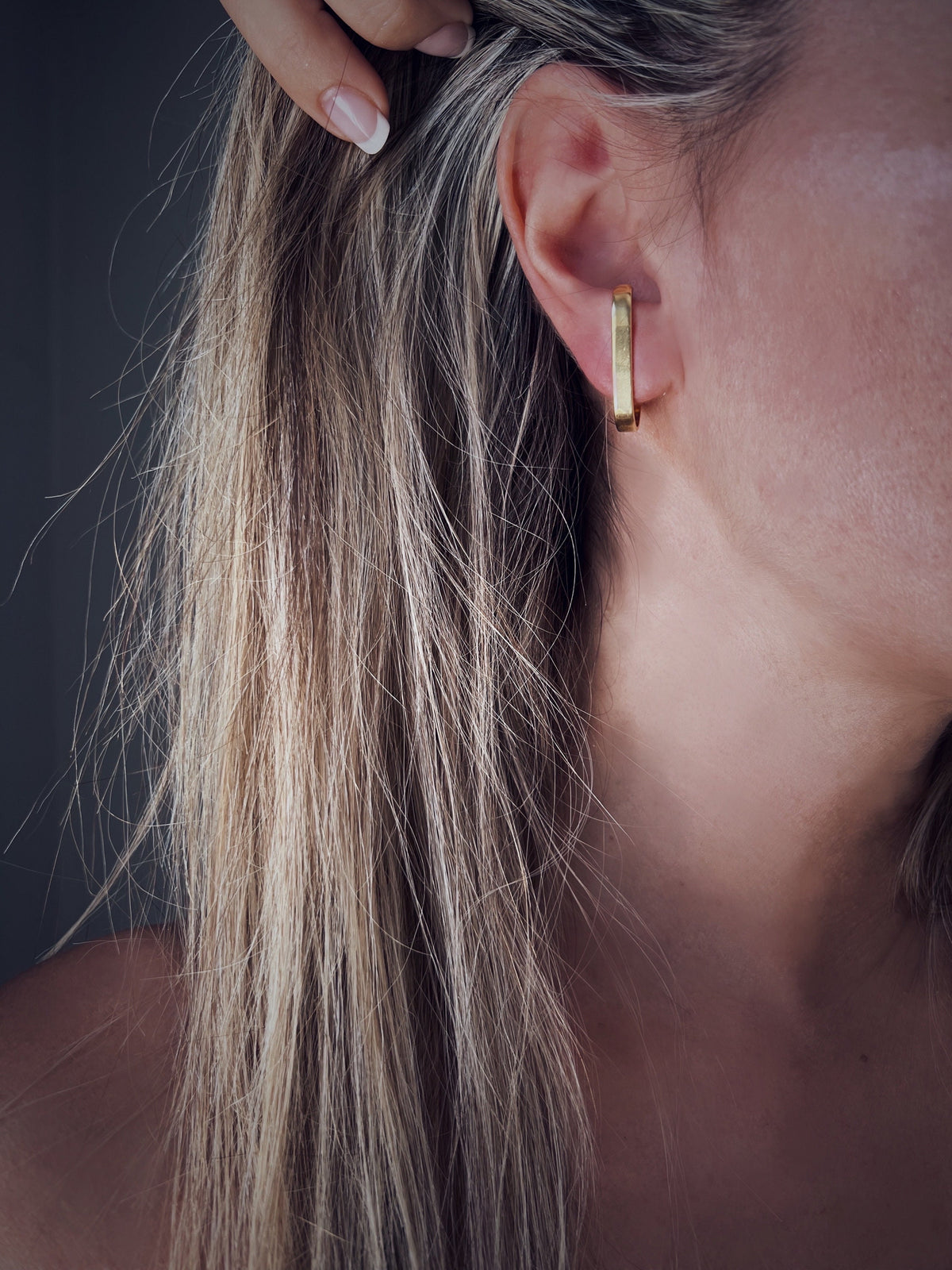 Sterling silver 925 minimalist studs earrings - KathyRossJewelry