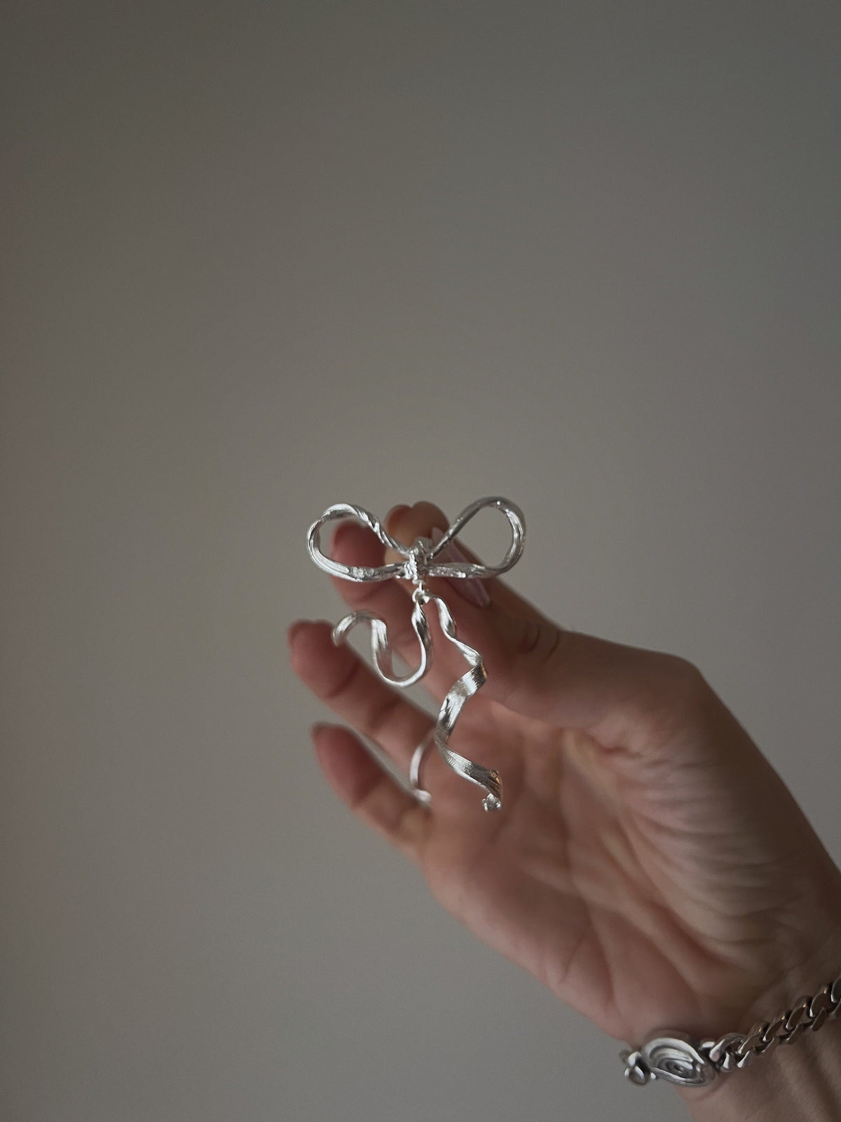 Sterling Silver 925 Bow statement Earrings - KathyRossJewelry