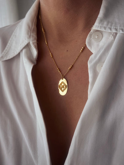 18k Gold Filled Sterling Silver charm Necklace - KathyRossJewelry