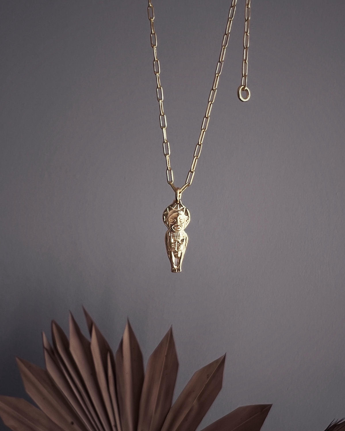 Solid Silver Pachamama Necklace: Incas Goddess Pendant gold filled - KathyRossJewelry