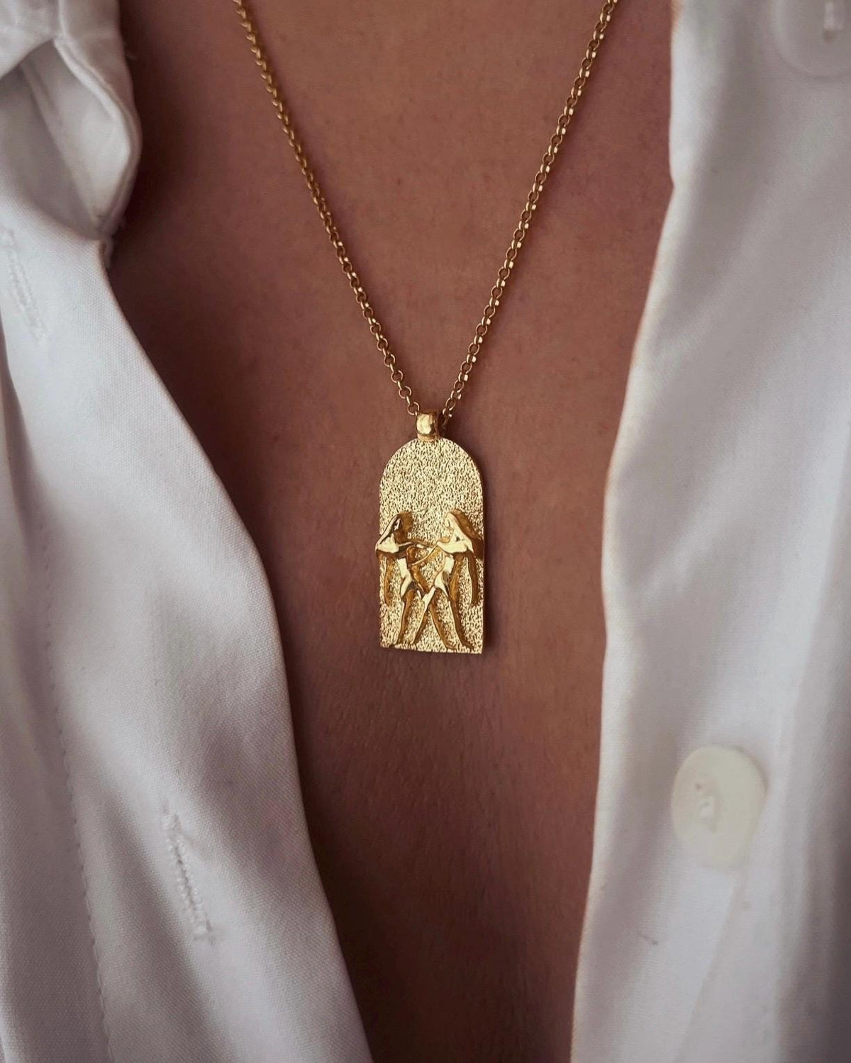 Sign zodiac necklace , 18k gold filled silver Constellation necklace pendant and chain , birthday gift - KathyRossJewelry