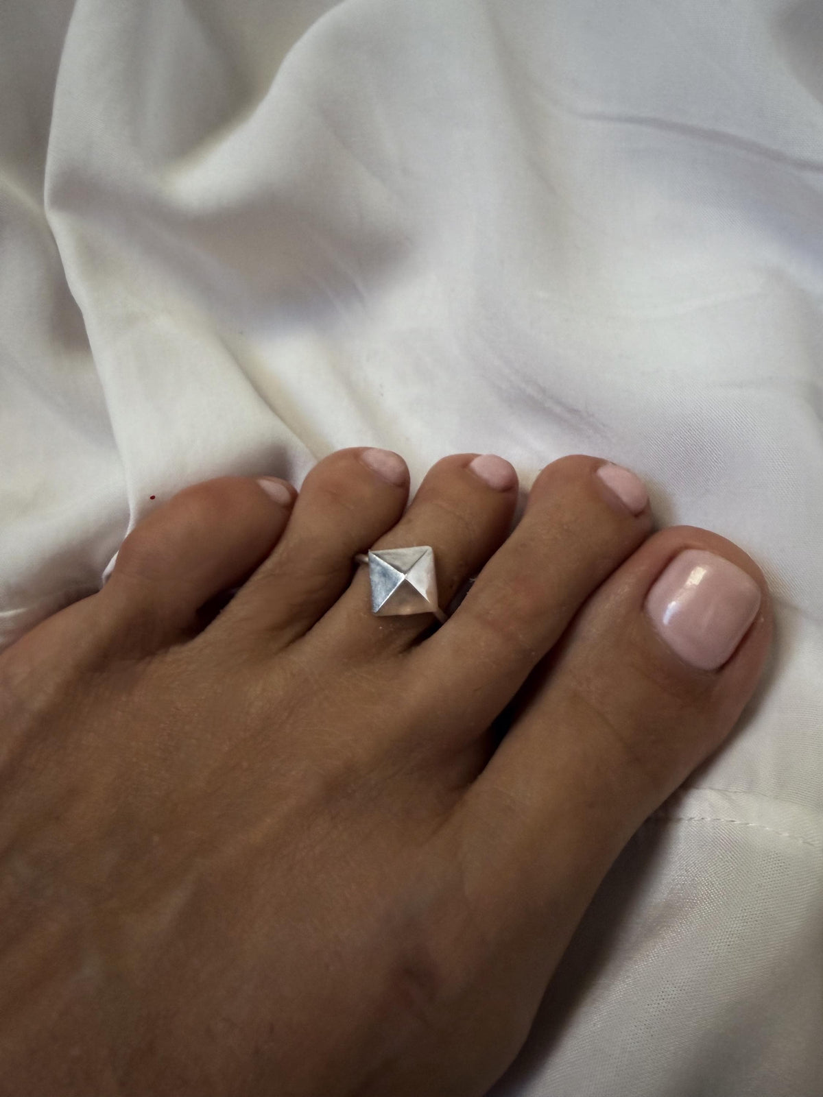 Sterling Silver 925 toe ring:open adjustable ring - KathyRossJewelry