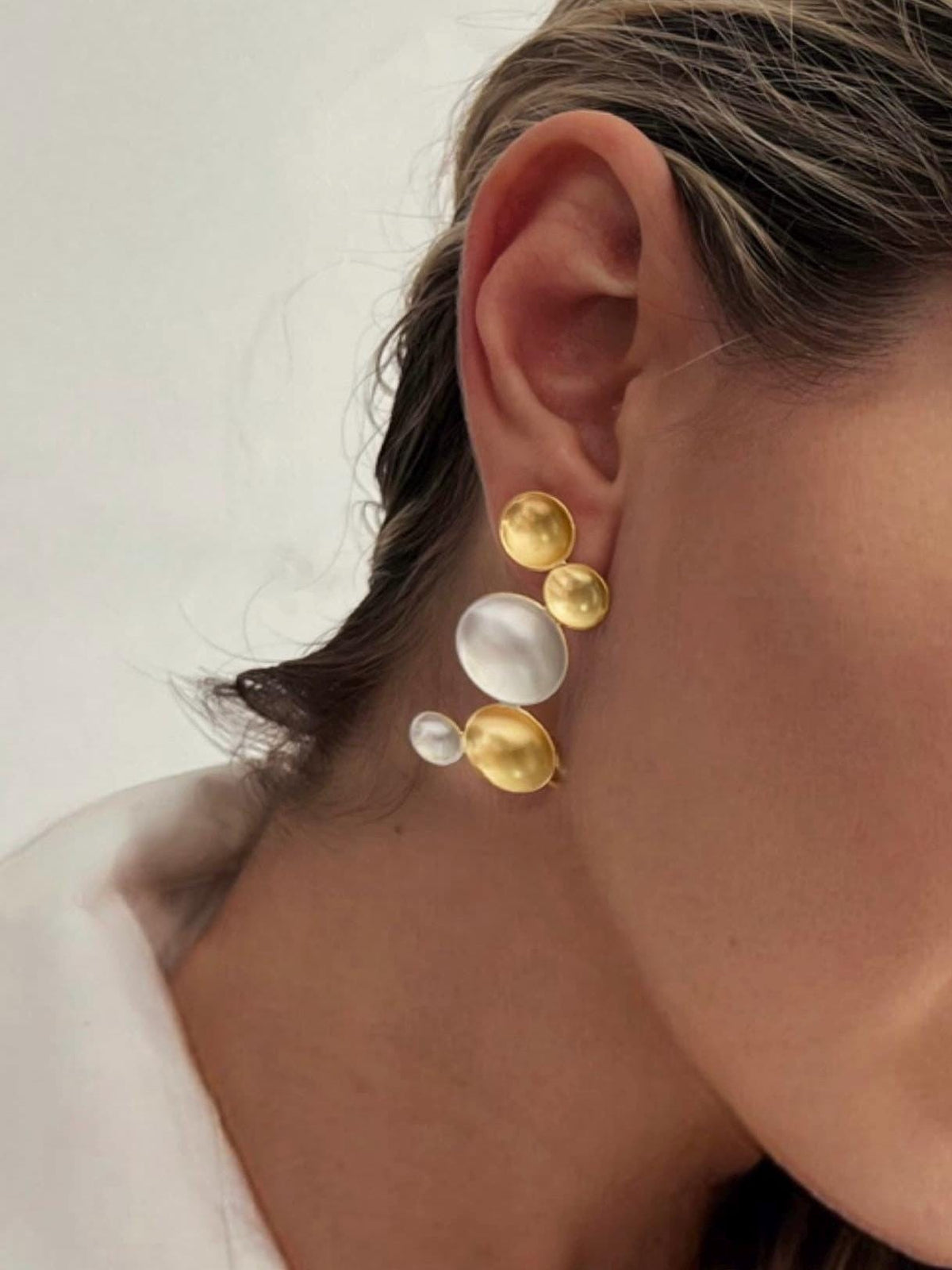 18k gold filled earrings, ear cuffs , silver stud ear jewelry - KathyRossJewelry
