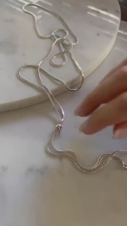 Silver Snake Waist Chain: Adjustable Body Belt Jewelry