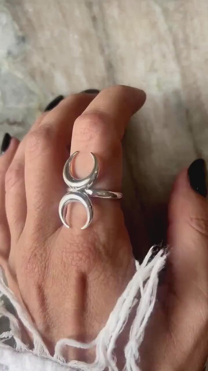Sterling Silver 925 celestial ring