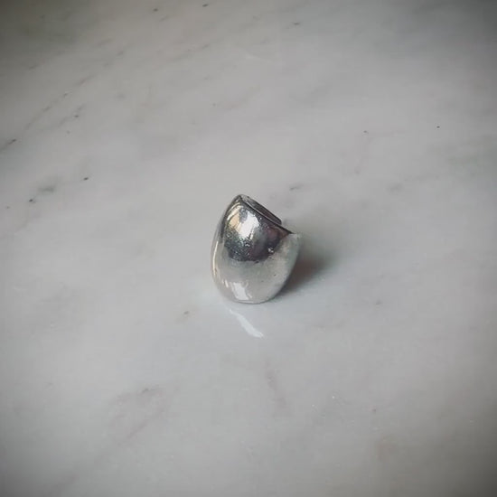 Sterling silver 925 bold chunky ear cuff